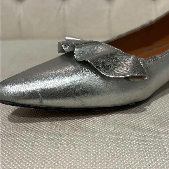 H&M Silver Ruffle Women's Shoes - Picture 7 of 10